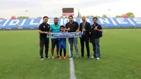 Bocah berbakat asal Indonesia, Tristan Alif Naufal resmi bergabung dengan klub La Liga, CD Leganes. (Dok.pribadi)