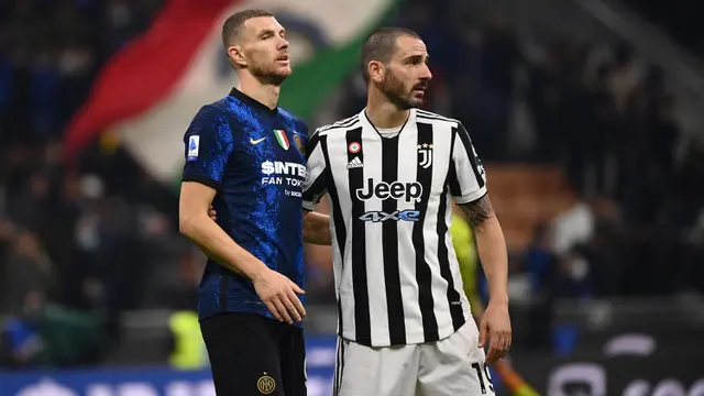 Foto: Sama Kuat, Laga Inter Milan Versus Juventus di Giornata Kesembilan Liga Italia Berakhir Imbang