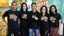 Para pemain film Catatan Akhir Kuliah saat ditemui di Epicentrum XXI, Senin (27/7/2015). (Liputan6.com/Panji Diksana)