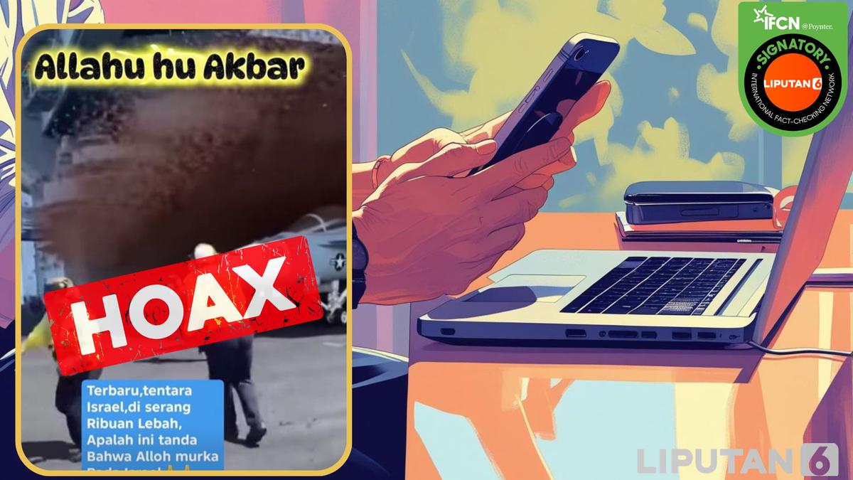 Cek Fakta: Video Tentara Israel Diserang Ribuan Lebah Ini Buatan AI