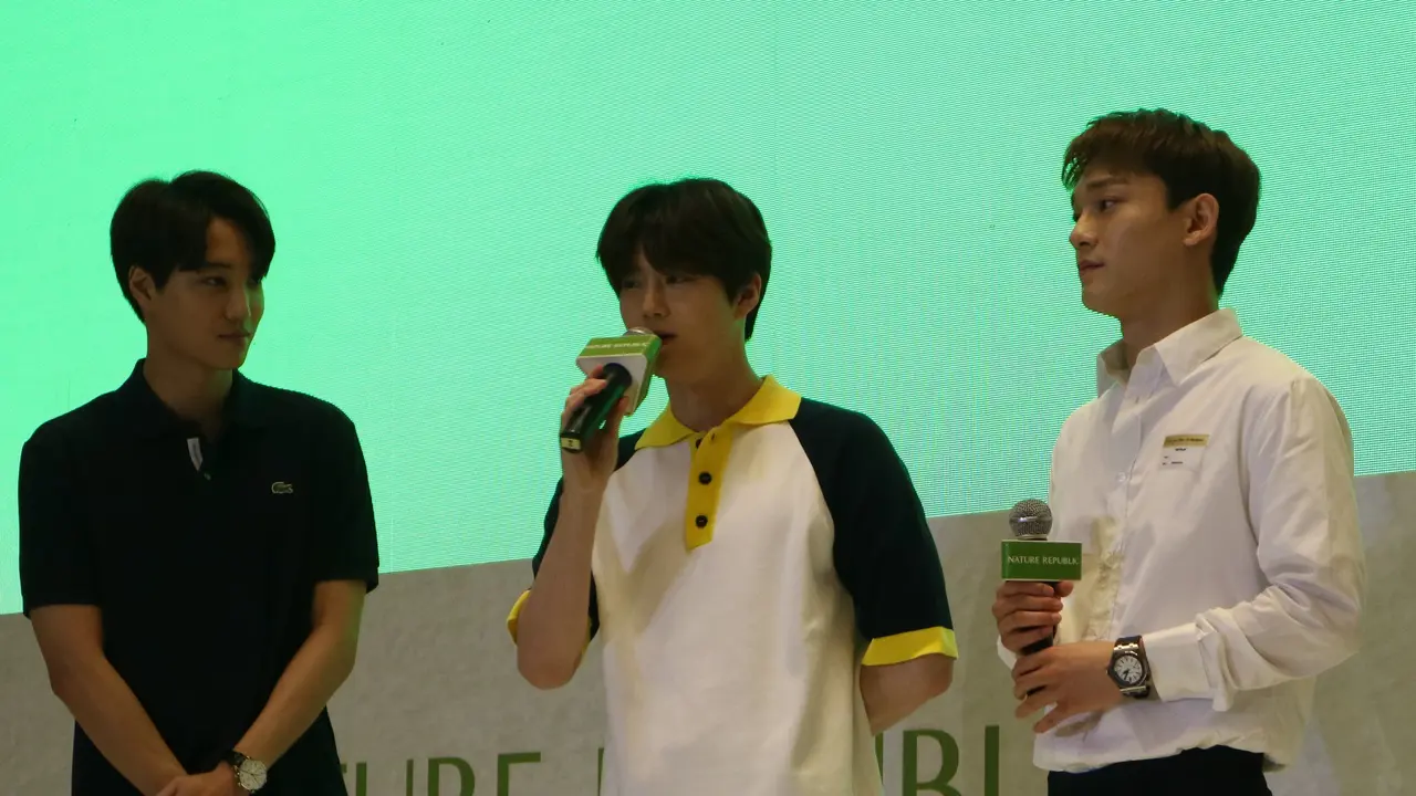 Chen, Suho, dan Kai EXO (Rahmi Akbar Safitri/ Kapanlagi.com)