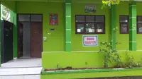 Salah satu bangunan di Pondok Pesantren Nashrul Ummah di Desa Mejobo, Kabupaten Kudus, Jawa Tengah sebagai tempat isolasi bagi pasien Covid-19. (Istimewa)