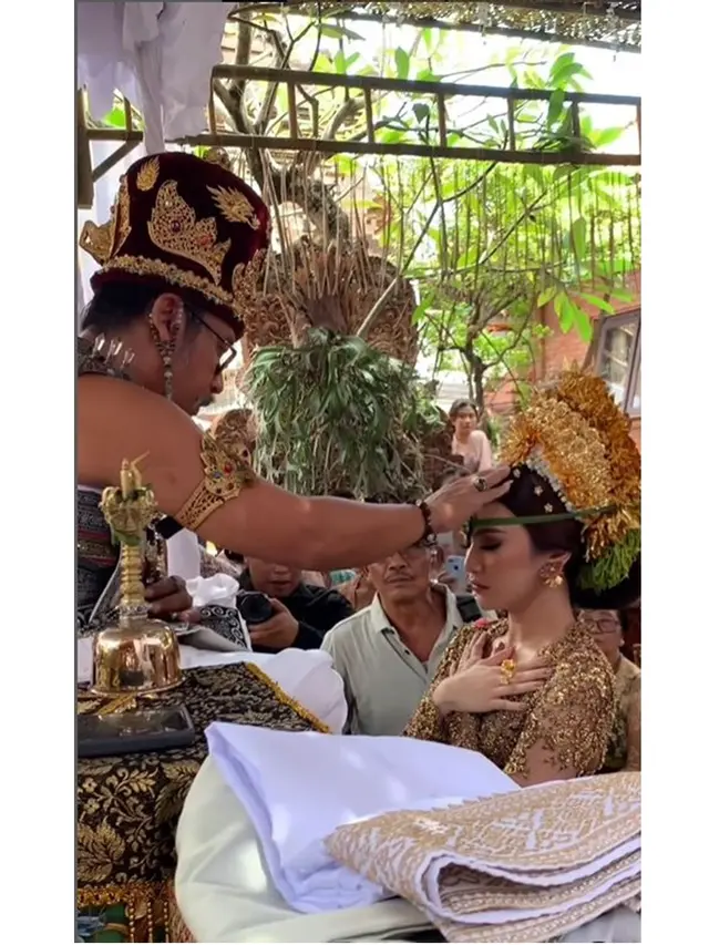 8 Potret Mahalini dan Rizky Febian Jalani Upacara Mepamit di Bali, Berlangsung Khidmat