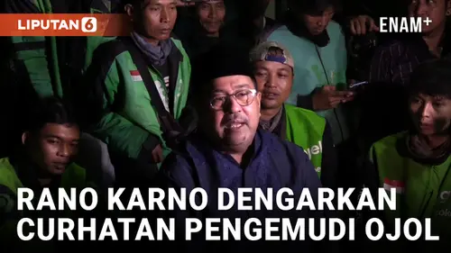 VIDEO: Serap Aspirasi Pengemudi Ojol, Rano Karno Janjikan Ini