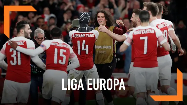Arsenal sukses menang agregat dan melaju ke babak perempat final liga europa setelah tumbangkan rennes di leg kedua, hari Jumat (15/3).