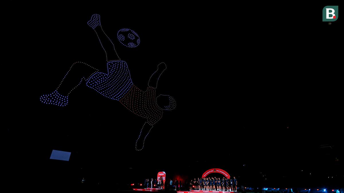 Spektakuler! Atraksi 1.400 Drone Tandai Pesta Juara Port FC di Piala Presiden 2025: Visualkan Peta Indonesia - Wajah Prabowo Subianto