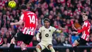 Berkat tambahan tiga poin ini, Barcelona masih perkasa di puncak klasemen La Liga dengan raihan 67 poin. Sementara Bilbao harus puas tertahan di peringkat sembilan dengan raihan 35 poin. (AP Photo/Miguel Oses)