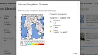 Gempa Hari Ini Rabu 6 November 2024: Terjadi Dua Kali Getarkan Indonesia di Sore dan Malam