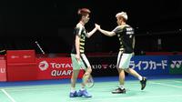 Ganda putra Indonesia, Kevin Sanjaya Sukamuljo/Marcus Fernaldi Gideon (doc. PBSI)