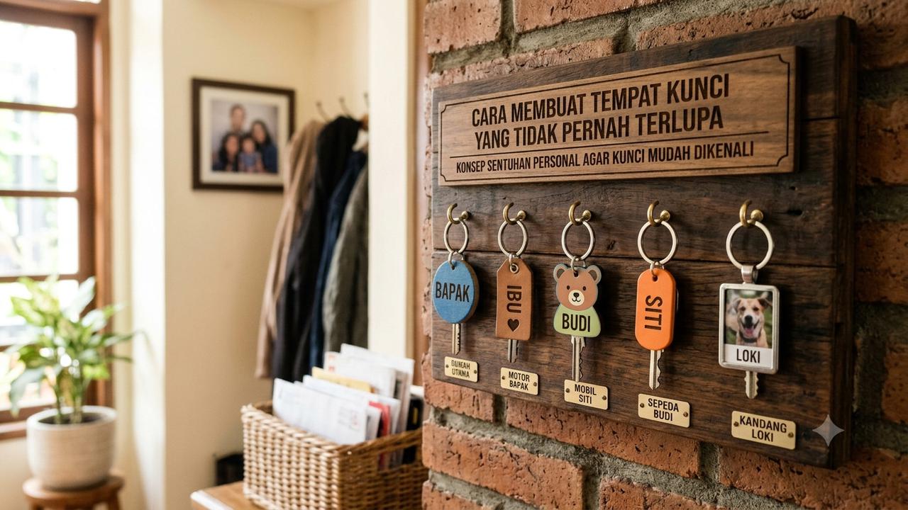 Cara Membuat Tempat Kunci yang Tidak Pernah Terlupa/AI Generated