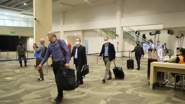 Kedatangan Delegasi G20 di Bandara Bali