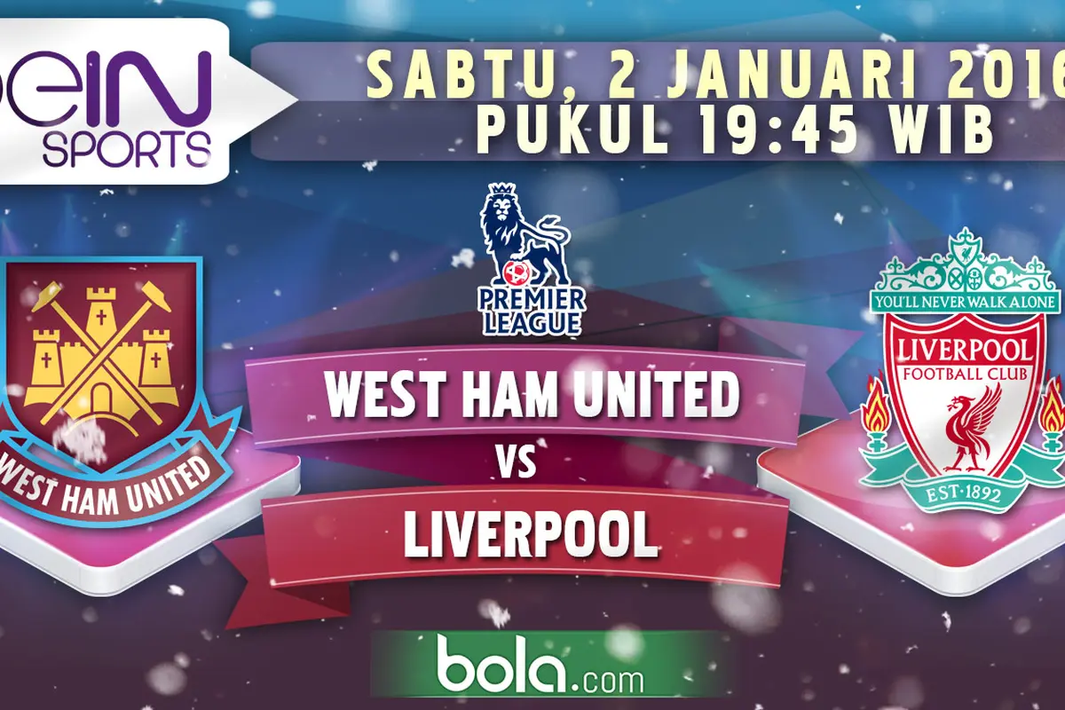 West Ham United vs Liverpool (Bola.com/Samsul Hadi)