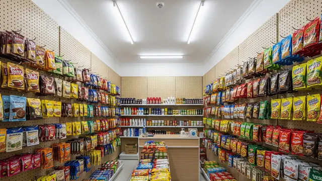 Dinding Pegboard Multifungsi