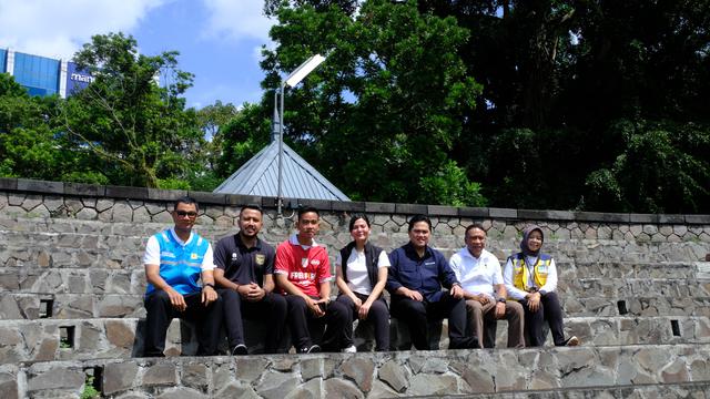 FOTO Erick Thohir Tinjau Stadion Sriwedari