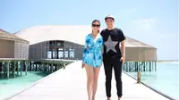 Chelsea Olivia dan Glenn Alinskie Rayakan Valentine di Maldives [foto: instagram/glennalinskie]