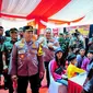 Kapolri Jenderal Listyo Sigit Prabowo menghadiri langsung kegiatan bakti sosial dan bakti kesehatan yang digelar Polri di Jawa Timur. (Foto: Istimewa)