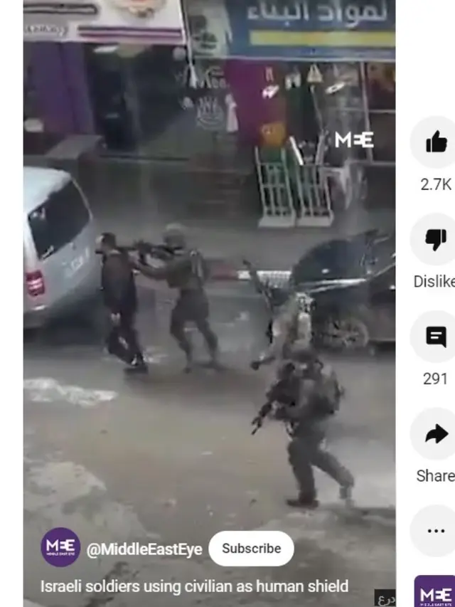 Tentara Israel Paksa Warga Palestina Jadi Tameng Hidup Saat Bentrok di Tepi Barat