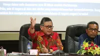 Sekretaris Jenderal DPP PDI Perjuangan (PDIP) Hasto Kristiyanto saat memberi Kuliah Umum di Universitas Halu Oleo (UHO), Kendari, Selasa (6/9/2022).  (Foto: Dokumentasi PDIP).