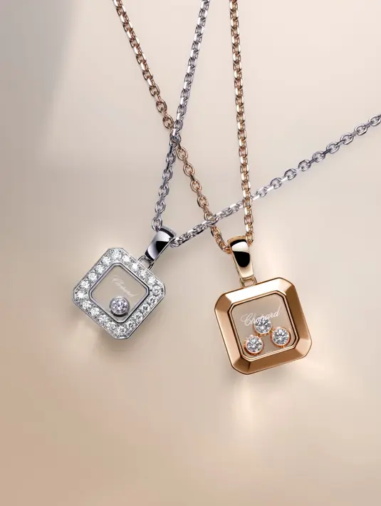 Memperingati International Day of Happiness yang jatuh pada 20 Maret, Chopard menghadirkan kreasi baru dalam koleksi Happy Diamonds. [Dok/Chopard].