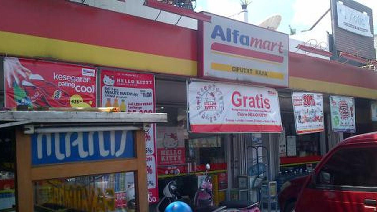 Alfamart Jatiasih dirampok perempuan bercadar