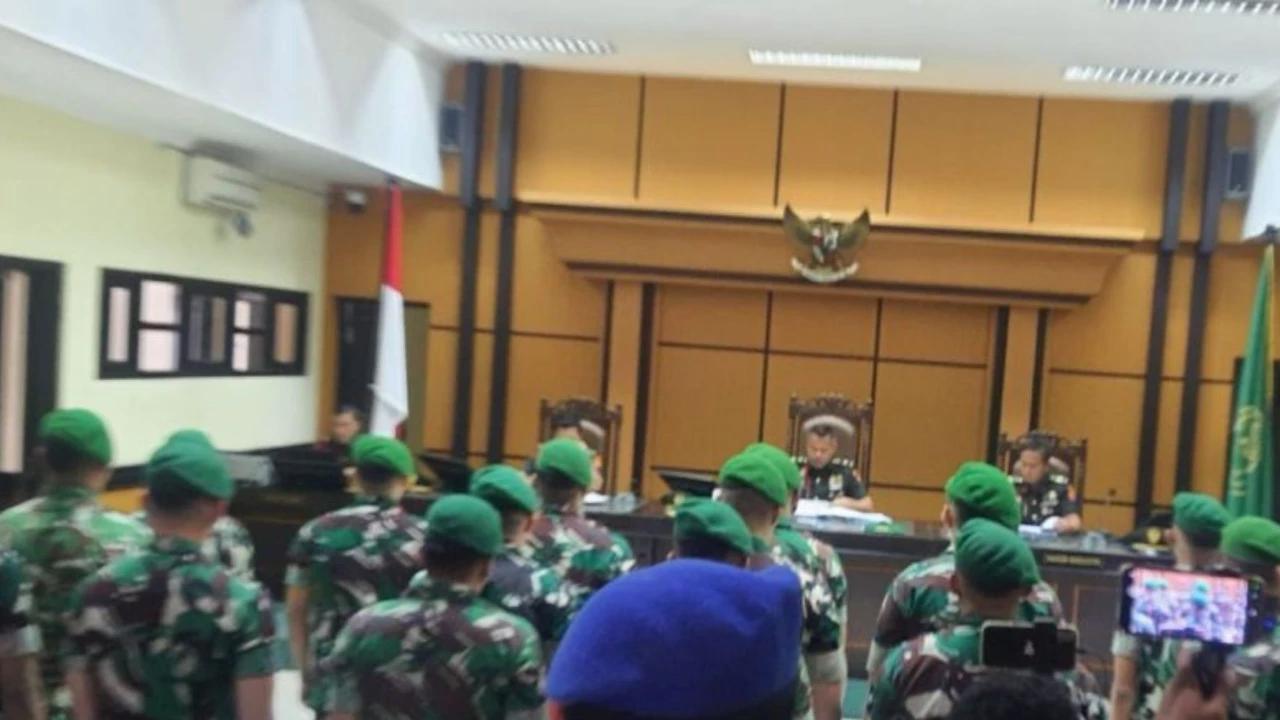 Pengadilan Militer Pecat 17 Terdakwa Kasus Prada Lucky