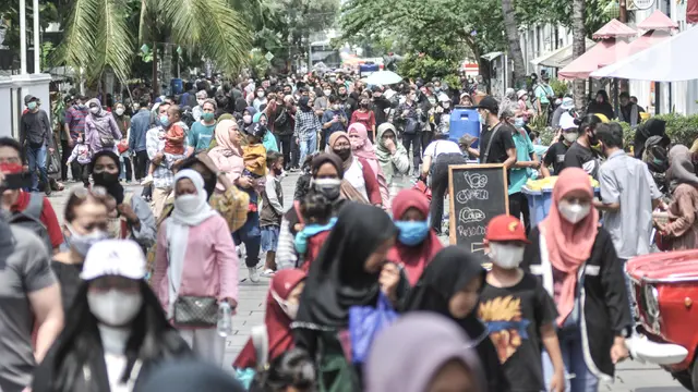 Wisatawan Padati Kawasan Kota Tua di Hari Ketiga Lebaran