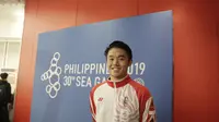 Atlet putra ice skating Indonesia di SEA Games 2019, Calvin Pratama (Bola.com/Zulfirdaus Harahap)