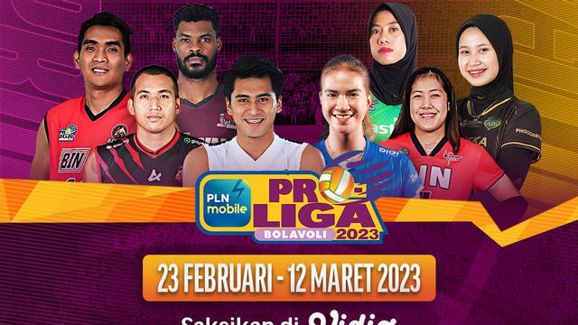 Jadwal dan Live Streaming PLN Mobile Proliga 2023 Final Four di Vidio, 23 Februari - 12 Maret 2023