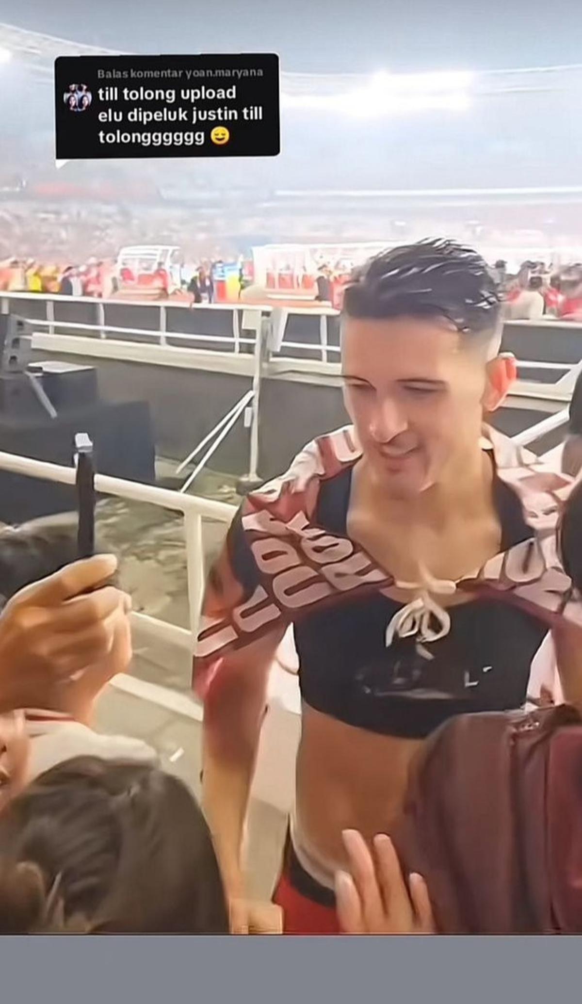 Saksikan Timnas Indonesia di Jepang, Intip Kembali Momen Romantis Jennifer Coppen Dipeluk Justin Hubner di GBK