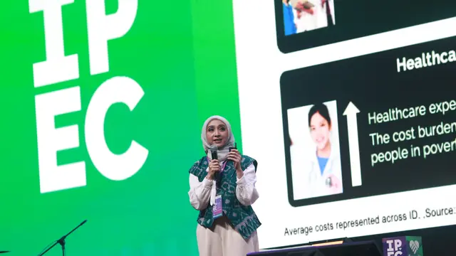 Opella edukasi apoteker soal rinitis alergi dan akses obat bebas resep untuk tingkatkan pelayanan self care di IPEC 2025. (Foto: Istimewa)