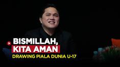 Berita video, Ketua Umum PSSI Erick Thohir terlihat tegang dan sesekali mengucapkan bismillah saat proses undian Piala Dunia U-17 berlangsung pada Jumat (15/9/2023) Malam WIB.