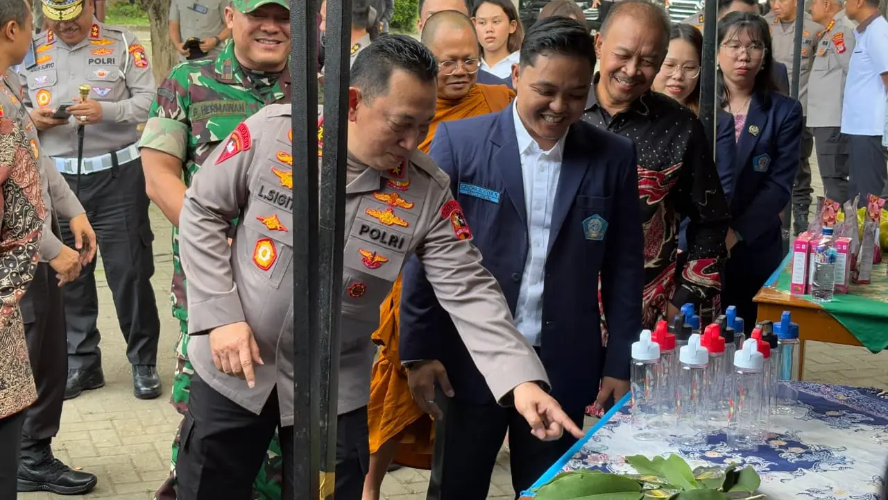 Kapolri Jenderal Listyo Sigit Prabowo menghadiri pembukaan Pekan Orientasi XII yang dilaksanakan di Youth Centre Yogyakarta, Jumat (19/4) (Istimewa)