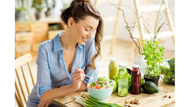 Ilustrasi makan sehat