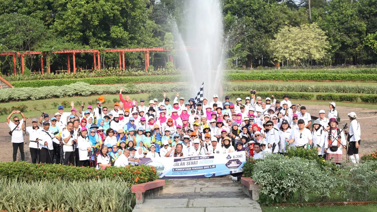 Deretan Artis Ibu Kota dan Alumni Kampus Ternama Ramaikan Jalan Sehat Nordik