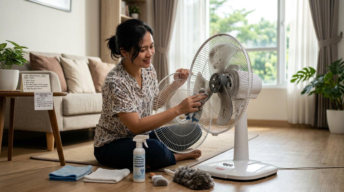 Cara Mengurangi Debu yang Menempel pada Kipas Angin Berdiri