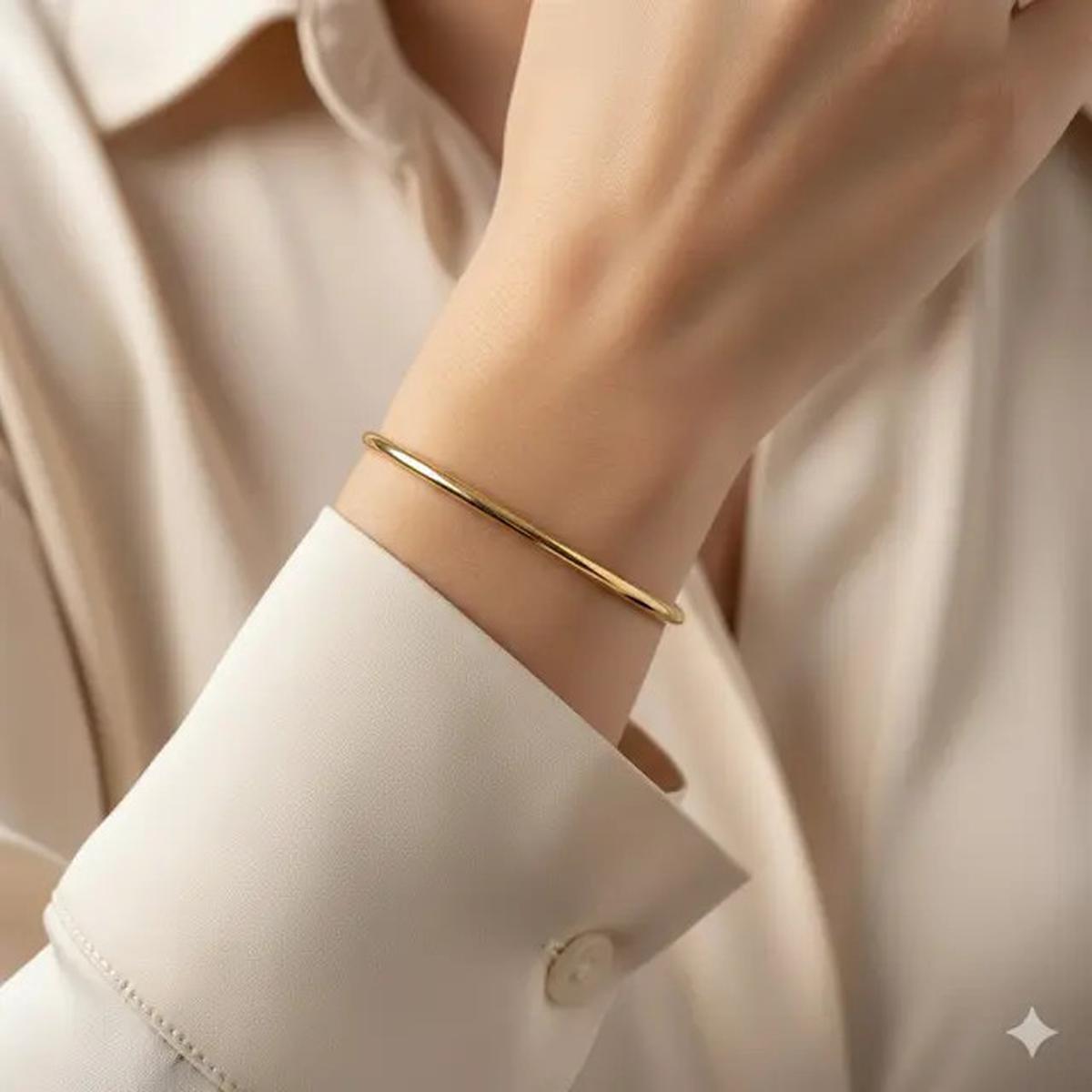 8 Model Gelang Emas 1 Gram 18K Terbaru 2025 yang Simple dan Cantik, Cocok untuk Gaya Sehari-hari