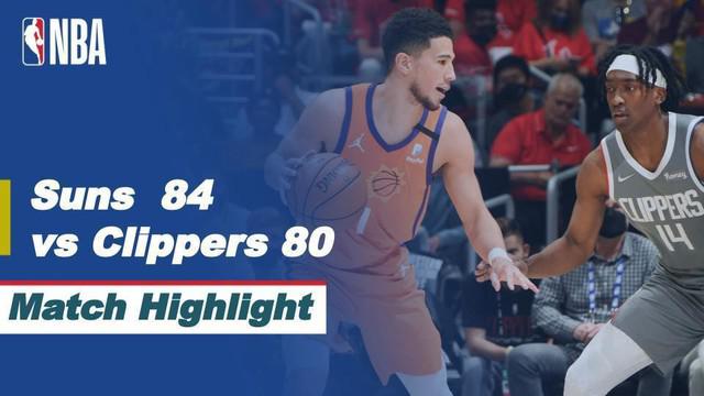 Berita Video, Final Wilayah Barat NBA Playoffs 2021 Phoenix Suns Vs LA Clippers (84-80) pada Minggu (27/6/2021)