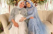 Wanita Ini Beri Kejutan Hadiri Nikahan Sahabatnya Meski sedang Hamil Tua, Bikin Iri Warganet