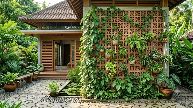 Inspirasi Roster Bermotif Daun untuk Rumah Tropis