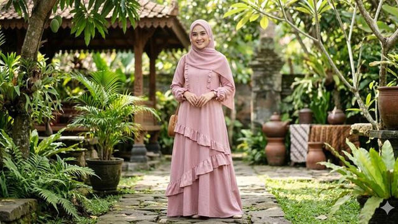7 Model Gamis Katun Jepang Kombinasi Terbaru, Desain Stylish dan Nyaman