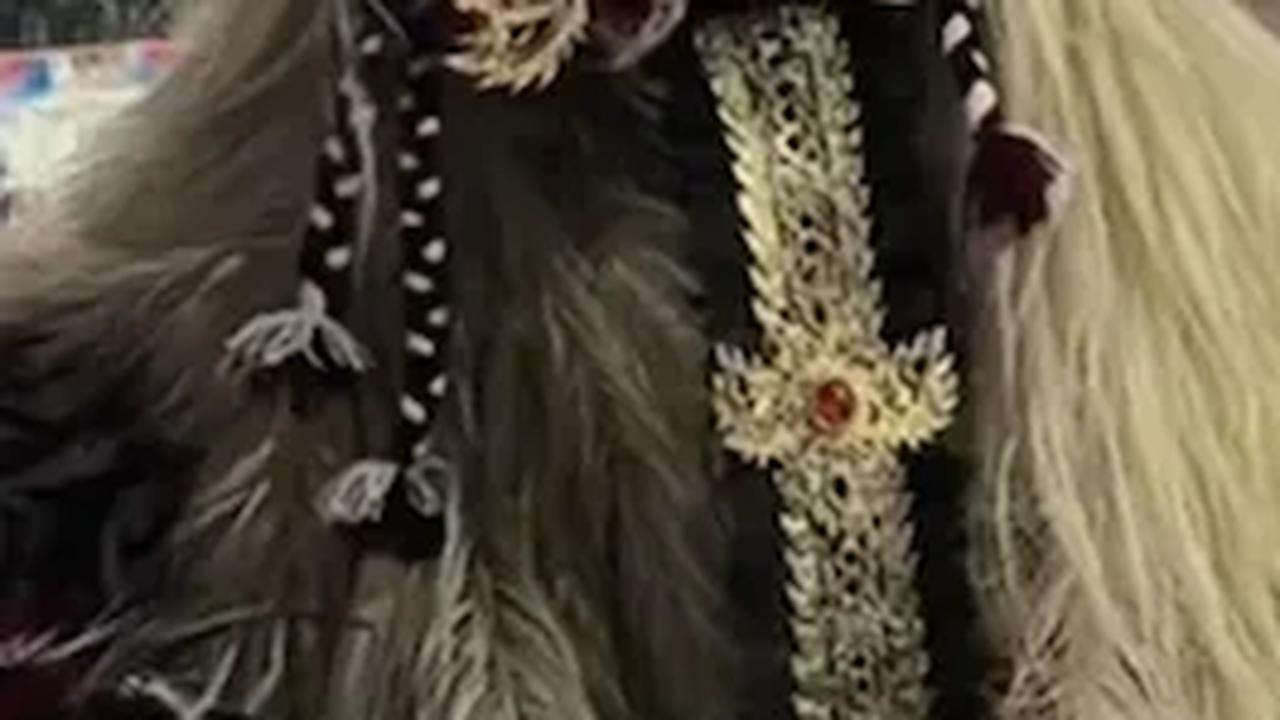 Niat Banget, Orang ini Kenakan Kostum Rangda Bali di Pesta ...