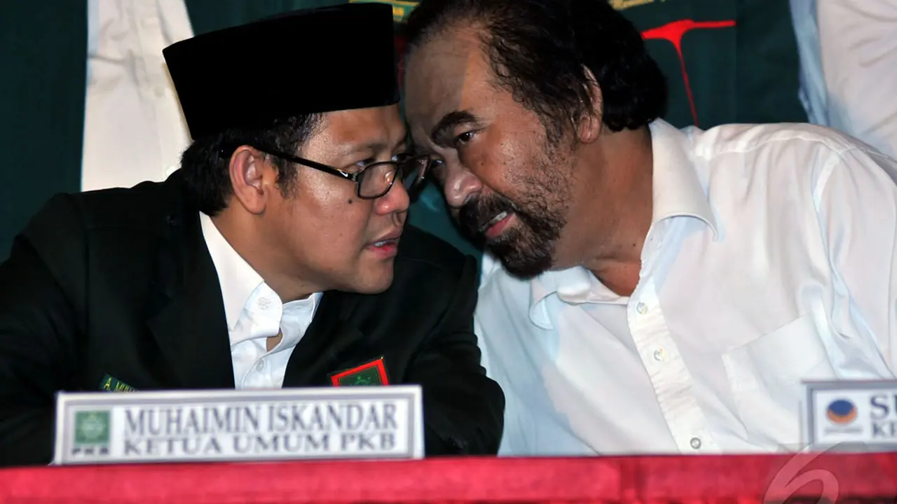 Ketemu Surya Paloh dan Cak Imin, Muka Jokowi Tegang
