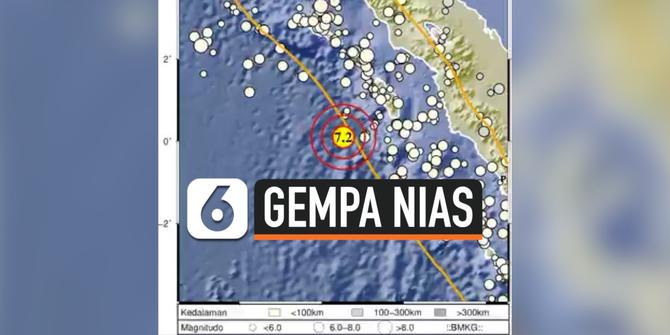VIDEO:  Gempa M 7,2 Guncang Nias Barat, Terasa Sampai Padang