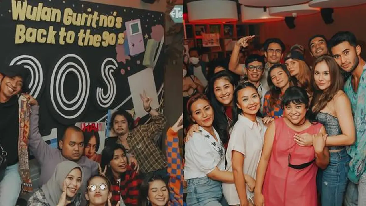 Dihadiri Orang Terkasih, Ini 7 Potret Pesta Ulang Tahun Wulan Guritno Bertema 90s