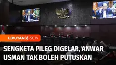 Mahkamah Konstitusi mulai menggelar Sidang Sengketa Perselisihan Hasil Pemilihan Umum atau PHPU Pemilihan Legislatif 2024. Hakim Konstitusi, Arsul Sani dilarang memutuskan sengketa yang melibatkan Partai Persatuan Pembangunan dan Anwar Usman tidak bo...