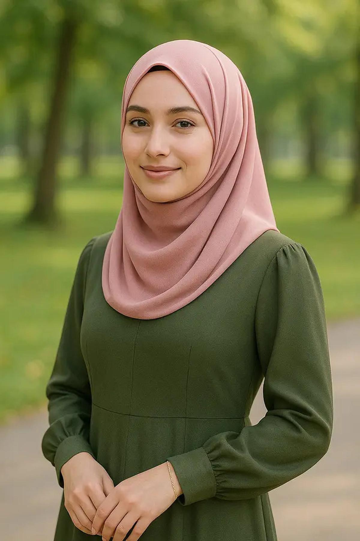 Gamis Army Cocok dengan Jilbab Warna Apa? Ini Rekomendasi dan Contohnya