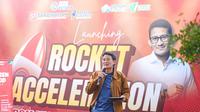 Pendiri Yayasan Indonesia Setara (YIS), Sandiaga Salahuddin Uno, meresmikan kantor pusat baru Rumah Siap Kerja (RSK) di Jalan Lamandau Nomor 15, Kebayoran Baru, Jakarta Selatan. (Istimewa)