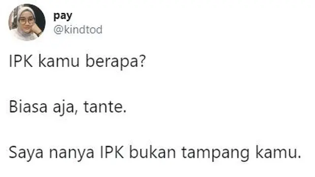 Jawaban kocak soal IPK