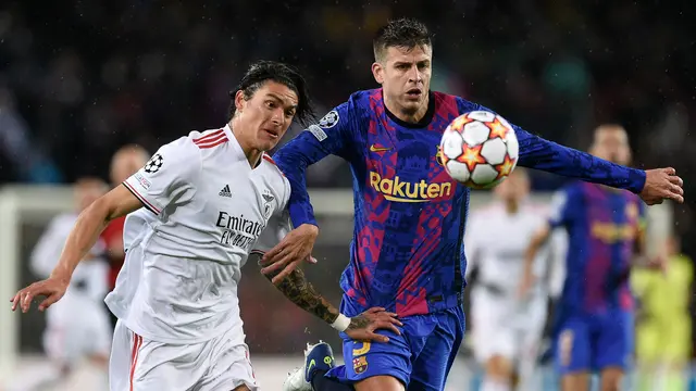 Liga Champions Barcelona vs Benfica