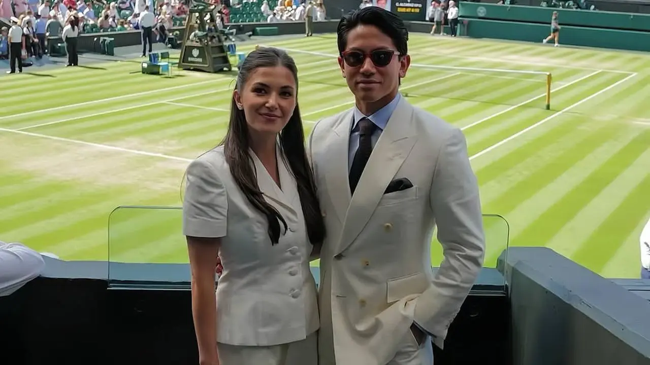 Penampilan Berkelas Pangeran Mateen dan Anisha Rosnah di Wimbledon 2025, Tampil Serasi dalam Nuansa Putih Klasik
